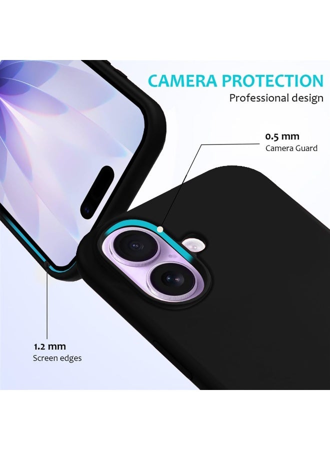 Houmt iPhone 17 Case Liquid Silicone Slim Thin Phone Cover For iPhone 17 Microfiber Lining Protective Phone Case For iPhone 17 6.3-inch - Image 3